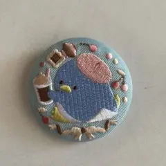 サンリオ 刺繍缶バッジ