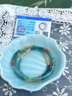 【極美品】ミャンマー産本翡翠 多宝ネックレス〜 落ち着いた彩りと気品漂う逸品 〜