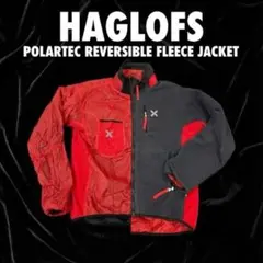 35HAGLOFS ホグロフス ポーラテック フルジップ フリース 黒赤 Mのサムネイル