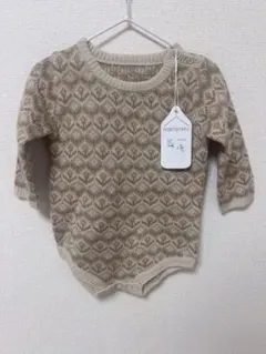 mamaaraku ニットロンパース 80cm