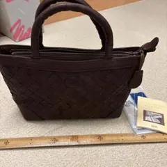 イビザ ハンドバッグ レザー メッシュ 編み込みのサムネイル