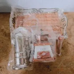 お洒落なコーヒー3点セット 手挽きミル マキネッタ アイアンバスケット