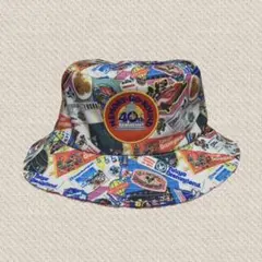 ディズニー 40周年 バケットハット バケハ 帽子 ミッキー レトロプリント