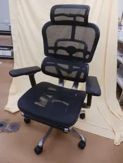 希少！Wilkhahn ウィルクハーン ソリスチェア ヘッドレスト 本革肘付き 