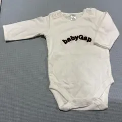 babyGap 長袖ロンパース 60 ホワイト