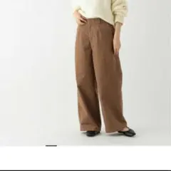 コーデュロイパンツ ワイドパンツ