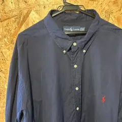 ラルフローレン　ネイビー　シャツ　クラシックフィット　3XB BIG