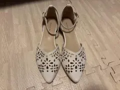 オリエンタルトラフィック　パンプス　白　結婚式