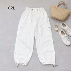 ドロストカーゴパンツ(F)ウエストゴム　大人カジュアル　ミリタリー　リラックスのサムネイル