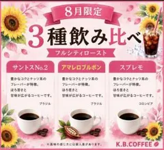 自家焙煎《2-800》8月セット 飲み比べ 3種セットのサムネイル