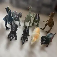手足音動く目光る音なる恐竜フィギュア 5体セット