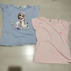エルサプリントTシャツとピンクTシャツセット