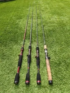 バス釣り引退セット③ ベイト スピニング ロッドセット 6本 バスロッド 引退セット6本 フルセットバス釣り - メルカリ