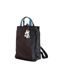 【新品未使用】ROOTOTE × familiar リュックサック　☆完売 familiar × ROOTOTE〉リュックとしても使える2wayトートが新登場