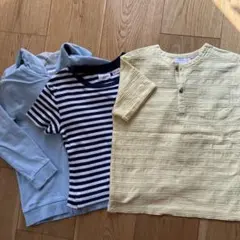 キッズ　男の子　パーカー Tシャツ　100センチ 3枚セット　春物