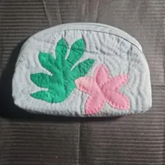 刺繍ポーチ ハワイアン