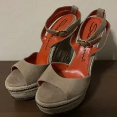 ☆開店セール☆新品未使用 美品 サントーニ ウェッジソール アンクルストラップ①のサムネイル