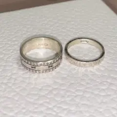 シルバーリング 2点セット