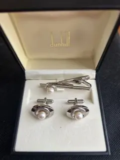 dunhill ダンヒル カフス＆タイピンセット 箱付