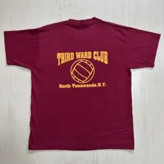 【7/5まで】90s フルーツオブザルーム Tシャツ　USA製 ボルドー バレーのサムネイル