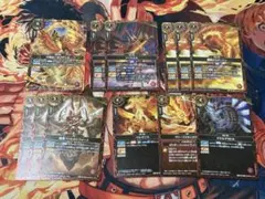 バトスピ 創世の鼓動 赤　XMR画像+ C 3コン