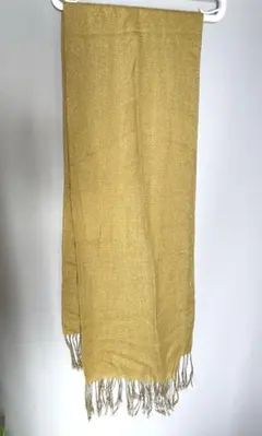 NATURAL BEAUTY BASIC マフラー　イエロー系