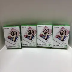 Fujifilm instax mini インスタントフィルム 10枚×4