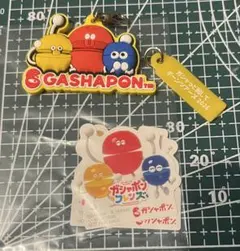 ガシャポンフレンズ ラバーキーホルダー ステッカーセット