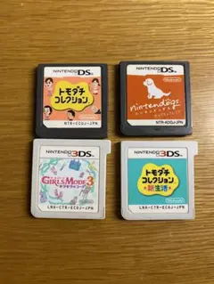 【起動確認済】3DS DS ソフト 4本セット トモコレ 新生活 ガルモ3 他