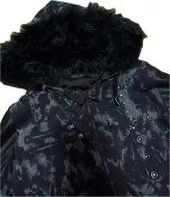 Y2K アーカイブ ファー ジャケット 平成 お兄系 ギャル グランジ 短丈