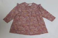 花柄フリルワンピース 80cm 値下げすました