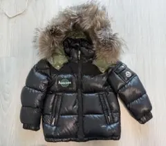 モンクレール　キッズ　ダウンコート　4anni 104cm ブラック