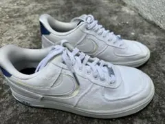 NIKE AIR FORCE 1 スニーカー ホワイト ネイビー