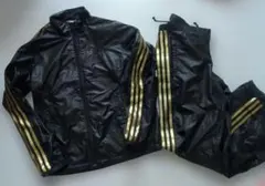 美品　adidas クライマプルーフ 　ナイロンジャケット　セットアップ 　L