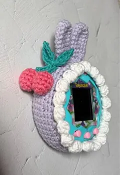 たまごっちパラダイス　カバー　コットン　ホイップ　うさぎ　ゆらゆらさくらんぼ