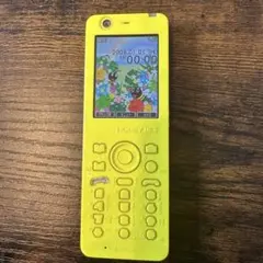 【動作確認済】【未使用】ウィルコム ハニービー イエロー 充電器付のサムネイル