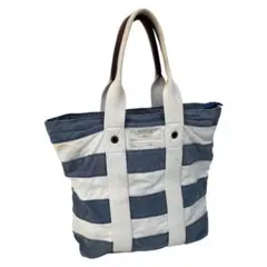 【廃盤】RALPH LAUREN RUGBY キャンバス　ストライプトートバッグ