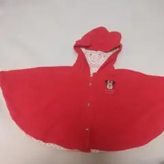 Minnie Mouse フード付きアウター 赤　リバーシブル