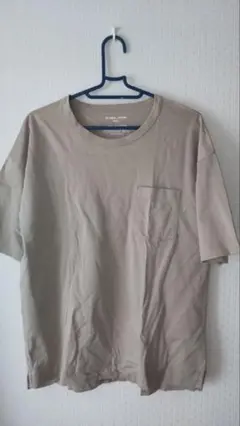 GLOBAL WORK ベージュ Tシャツメンズ Sサイズ