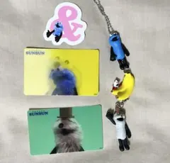 パペットスンスン つまんでつなげてひょっこりますこっと ステッカー セット