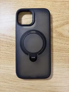 iPhone14 スマホケース ブラック スタンドあり