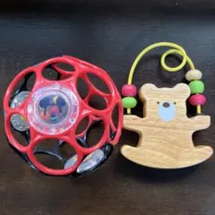 ミッキーオーボール&木製くまおもちゃ
