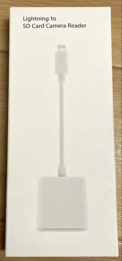 【新品未使用】iPhone SDカードリーダー
