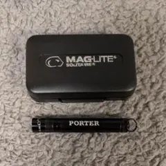 PORTER ポーター ミニマグライト ソリテール 懐中電灯 ケース付のサムネイル