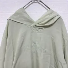 美品 ELLE SPORT ナイロンパーカー 緑【9R】フロントロゴ刺繍のサムネイル