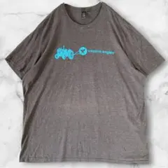 DISTRICT 半袖Tシャツ バックプリント 3XL グレー ゆったり