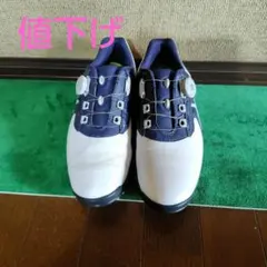 極美品 Mizuno ゴルフシューズ GENEM007Boa ホワイト 25.5 - メルカリ