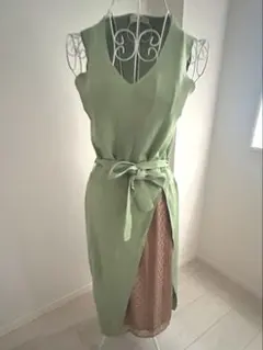 【美品】Andemiu ノースリーブロングワンピース