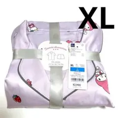 GU サテンパジャマ マイメロディ サンリオ ライトパープル 半袖 XL .