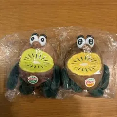 Zespri キウイキャラクター ぬいぐるみ 2個セット　キウイブラザーズ